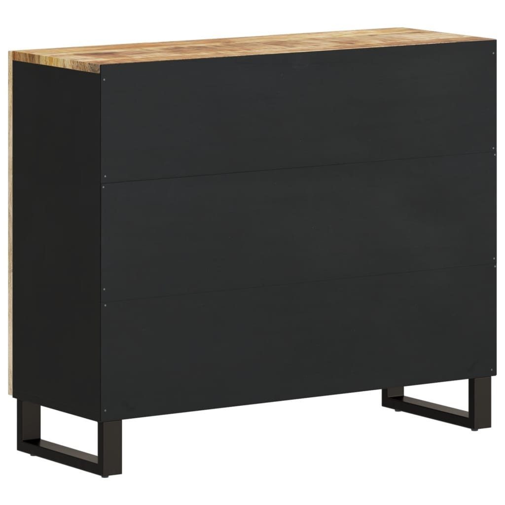 vidaXL Sideboard Sideboard mit 2 Türen 90x33x75 cm Massivholz Mango (1 St)