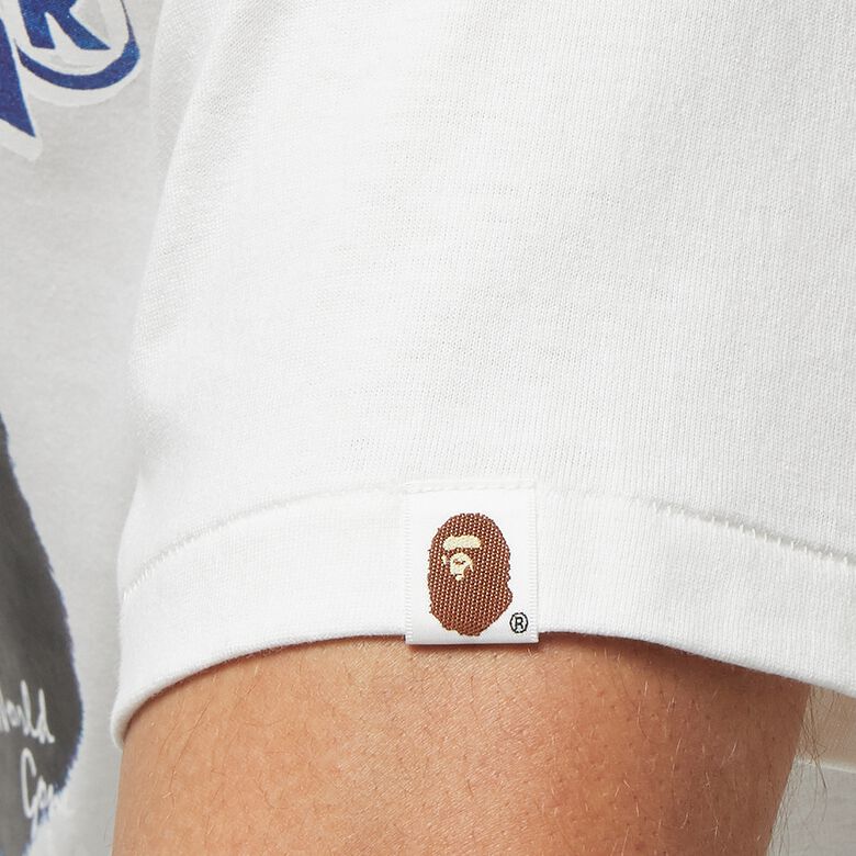 A Bathing Ape Fur Ape Head Tee white