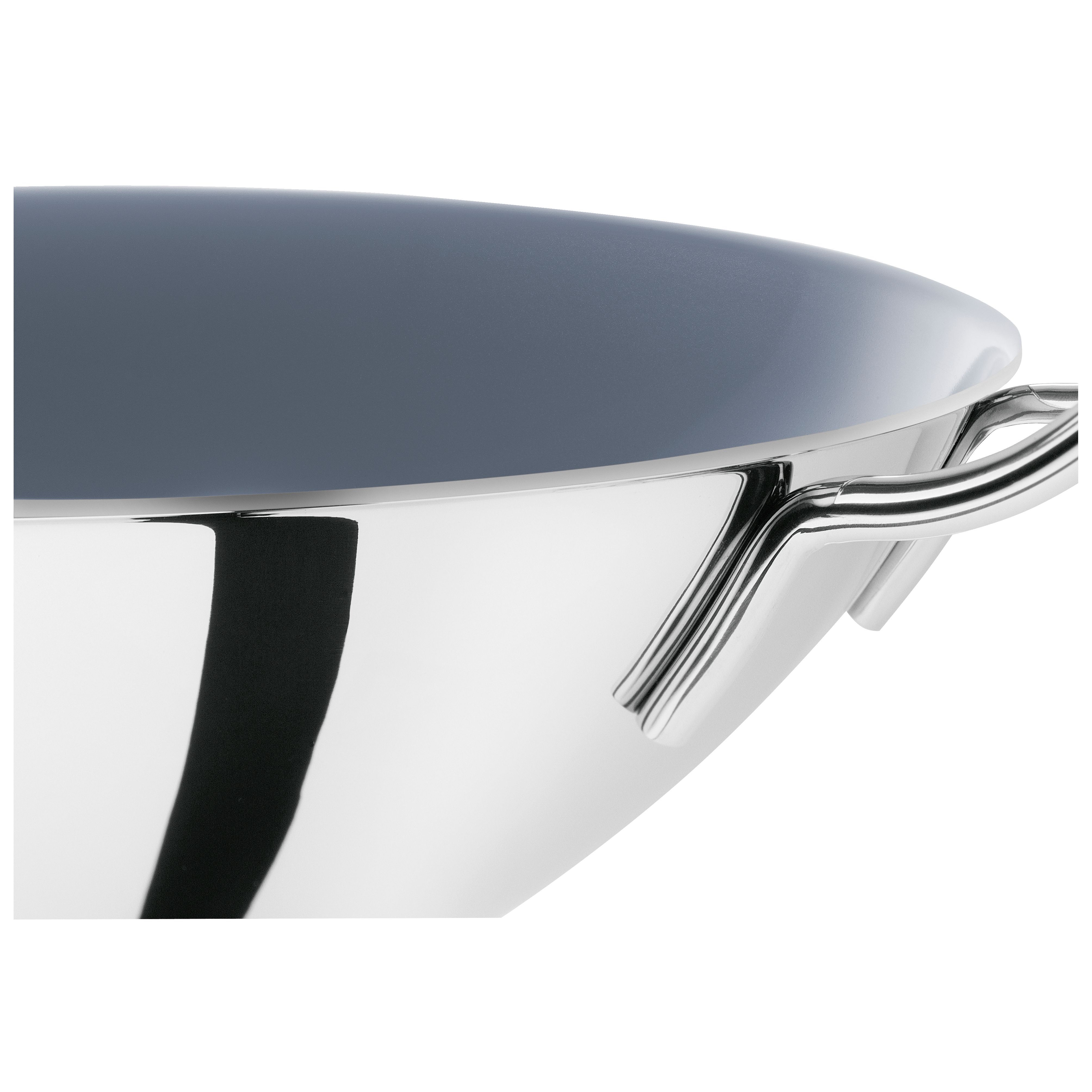 Wok 32 cm, 18/10 Edelstahl