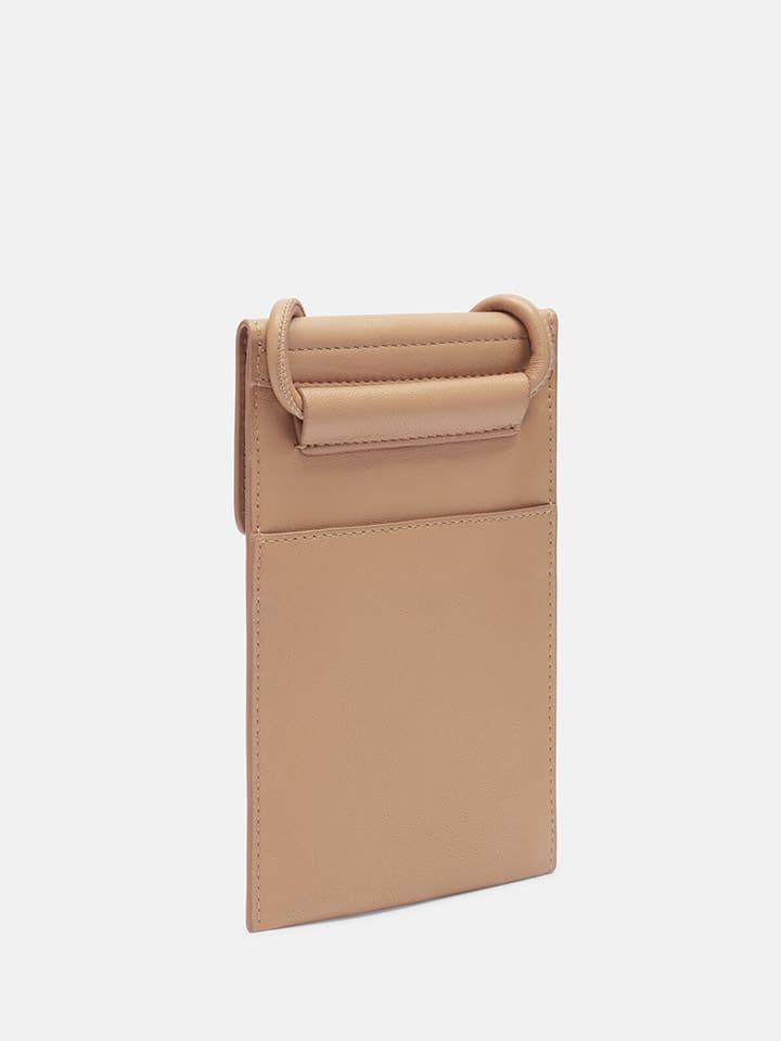LIEBESKIND BERLIN Leder-Handytasche in Beige - (B)11 x (H)18 cm günstig kaufen onesize