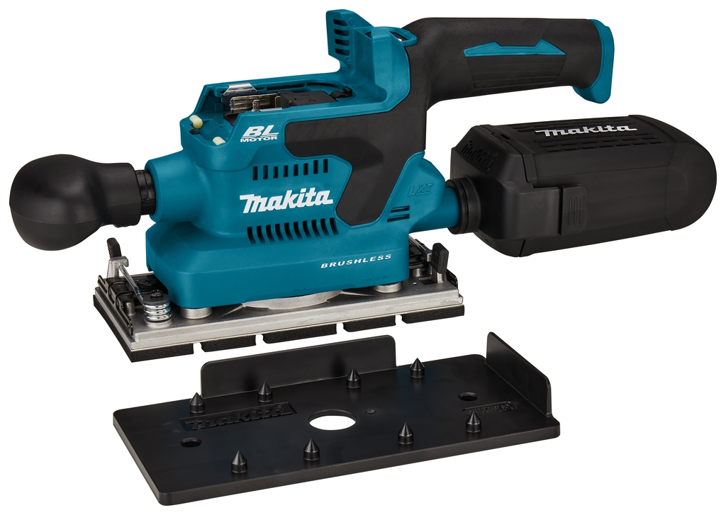 Makita DBO380Z akumuliatorinis orbitinis šlifuoklis 18 V (be akumuliatorių ir įkroviklio)