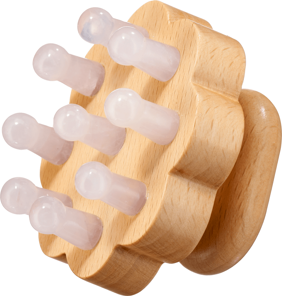 Massagetool mit Rosenquarz, 1 St