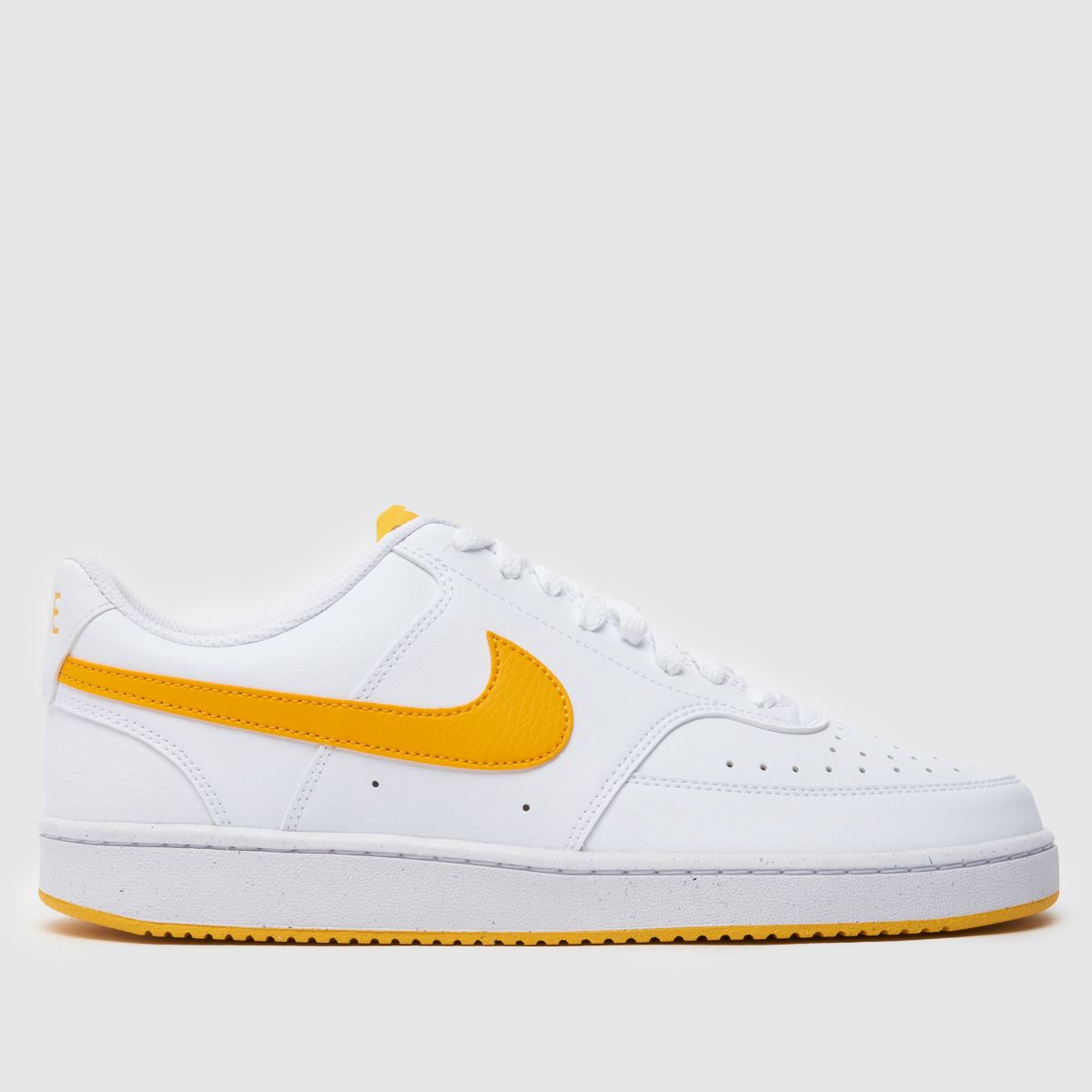Nike Court Vision – Vita och gula träningsskor
