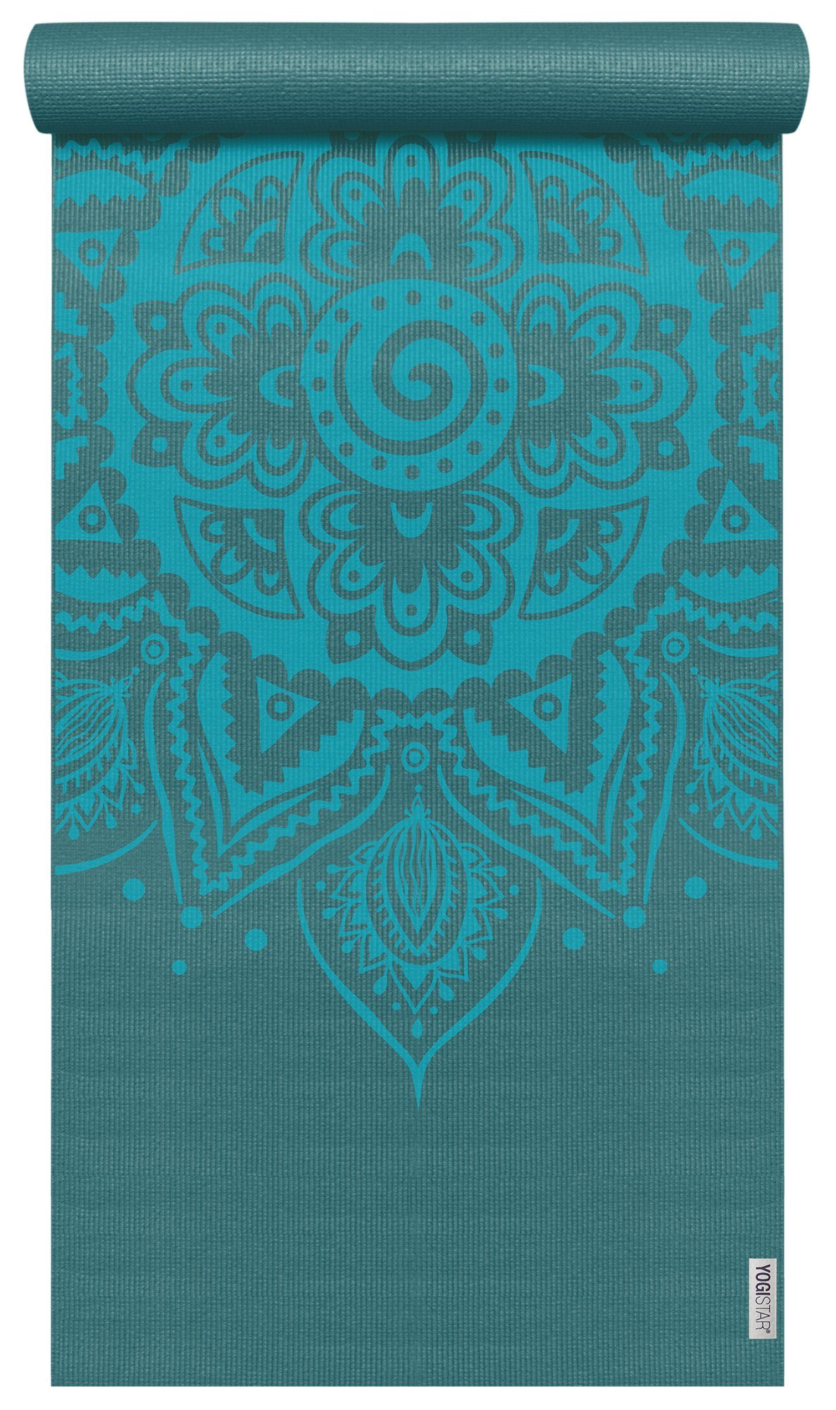 Yogistar Yogamatte Yogamatte Basic Art Spiral Mandala (1-St., Kein Set)