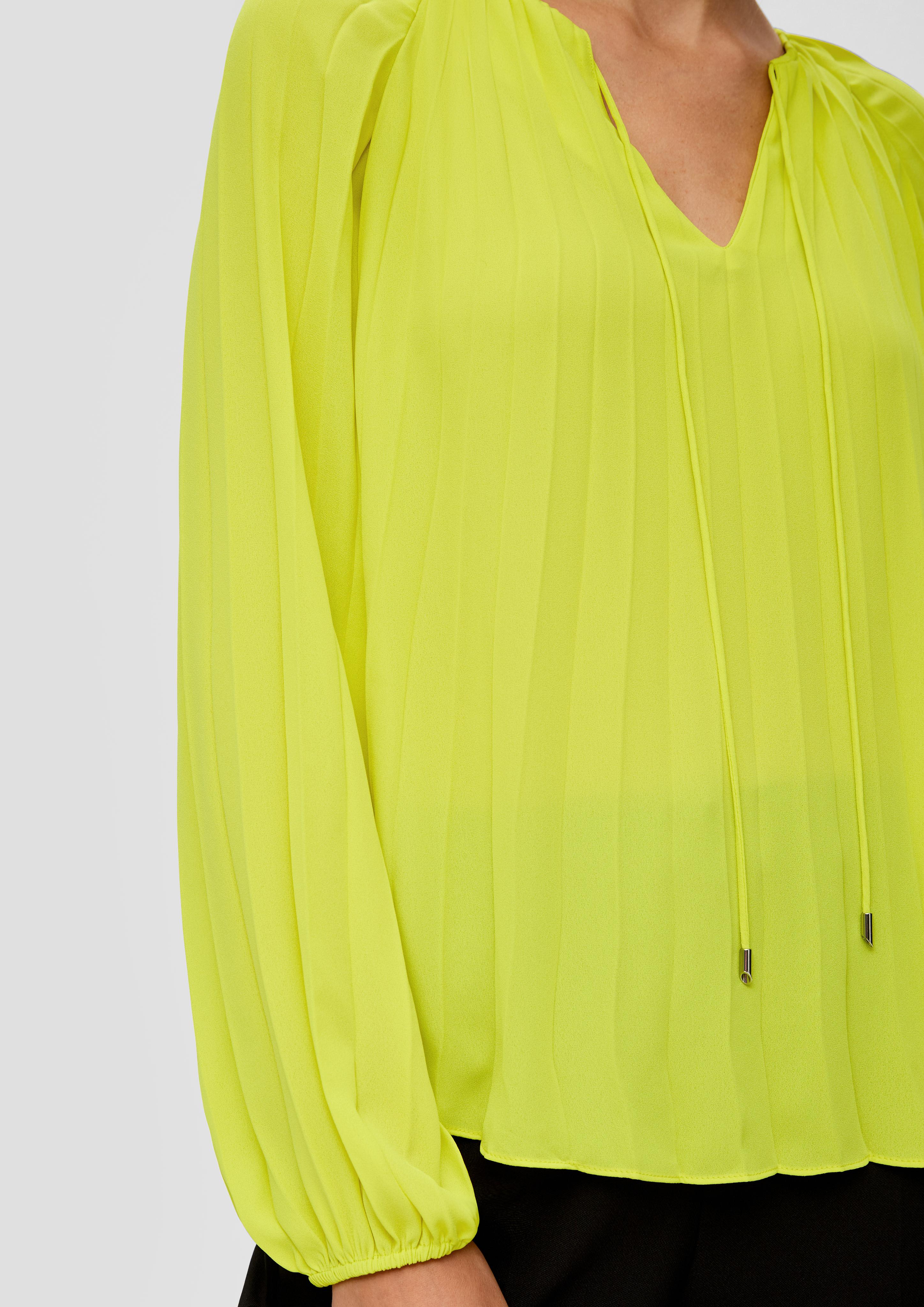 Plisseebluse aus Chiffon  2136140-1174