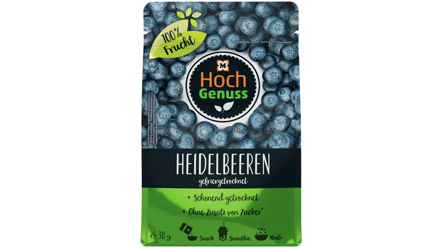 Hochgenuss Heidelbeeren gefriergetrocknet 30 g