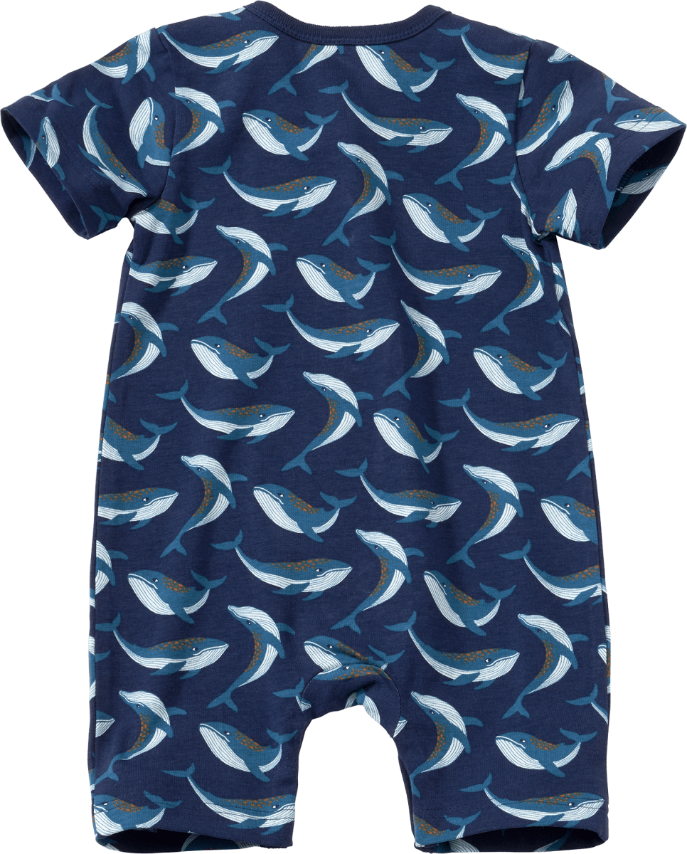 Schlafanzug Pro Climate mit Wal-Muster, blau, Gr. 86/92, 1 St