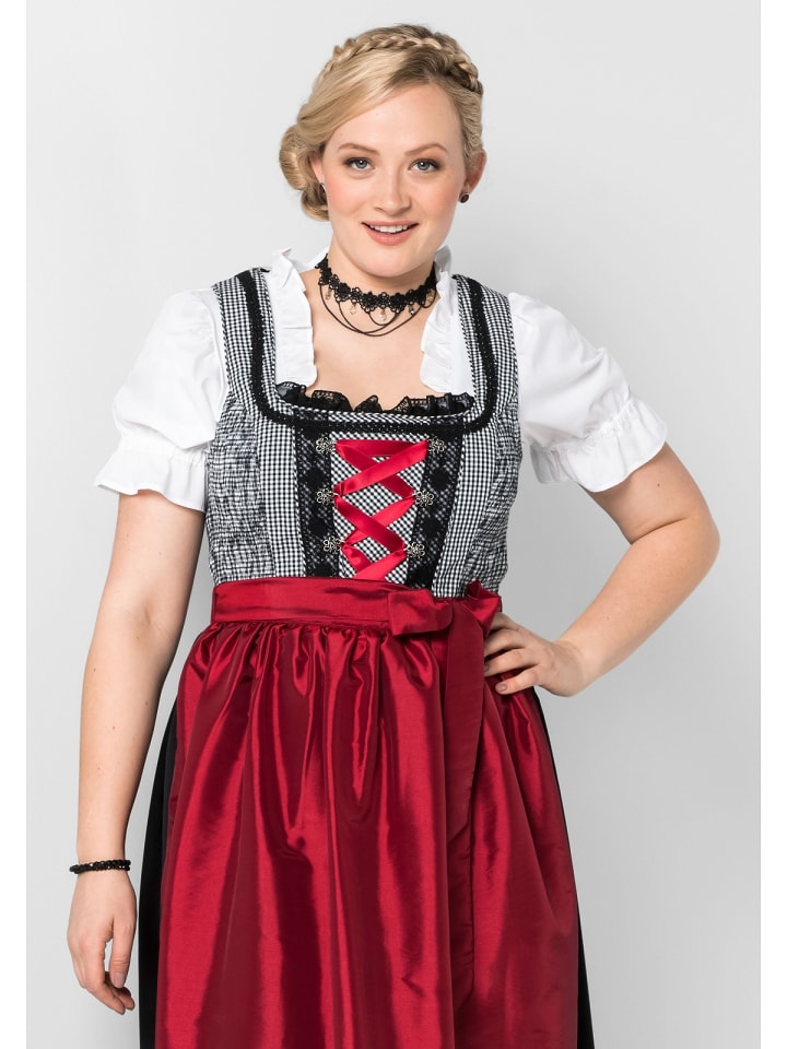 sheego Dirndlbluse in weiß günstig kaufen