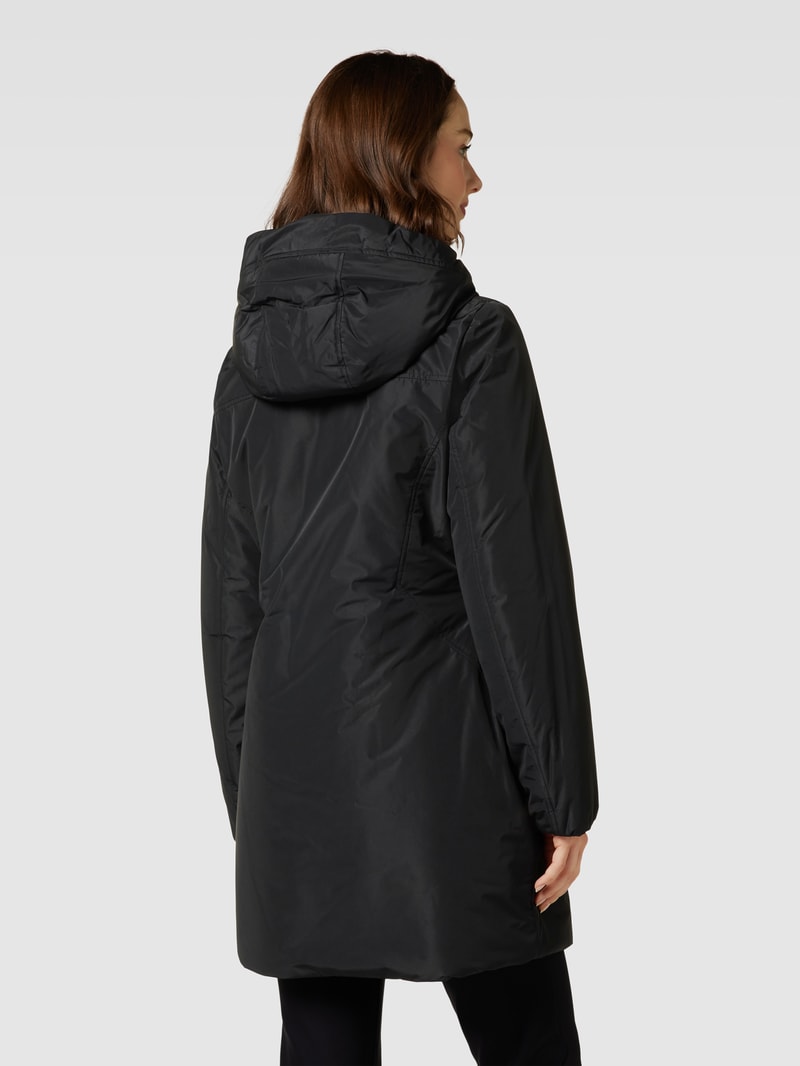 Jacke mit Kapuze in schwarz