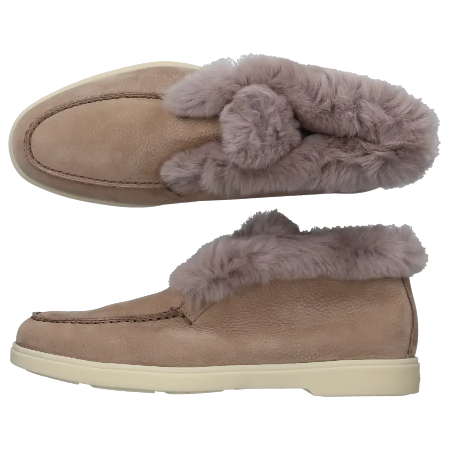 Santoni - Stiefeletten DESERT BOOT Nubukleder - grau