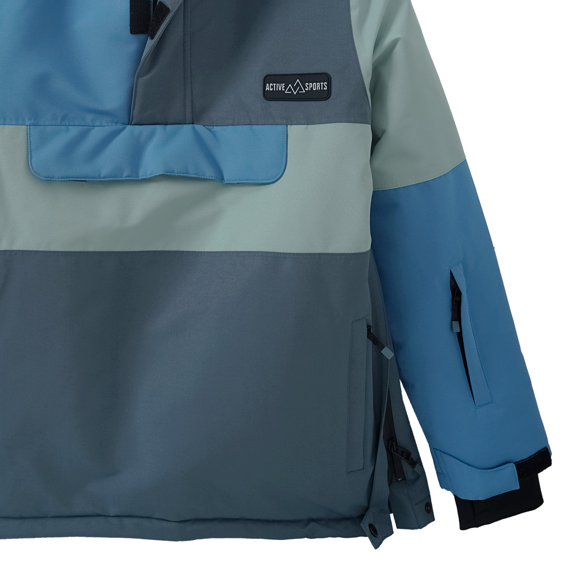 Kinder Schneejacke mit Farbteilern
