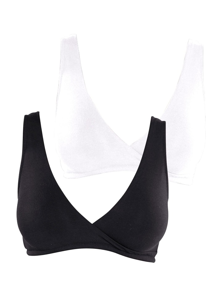 PETITE FLEUR Still-BH in weiß schwarz günstig kaufen