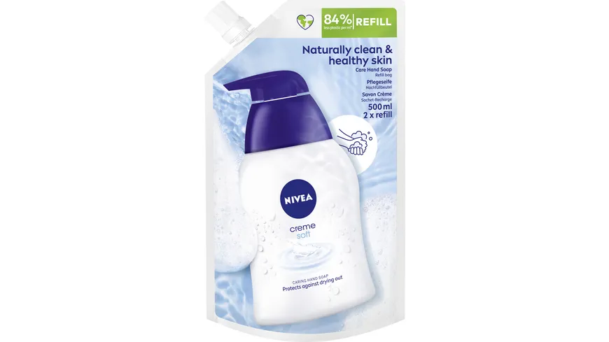 NIVEA Pflegeseife Creme Soft Nachfüllung 500 ml