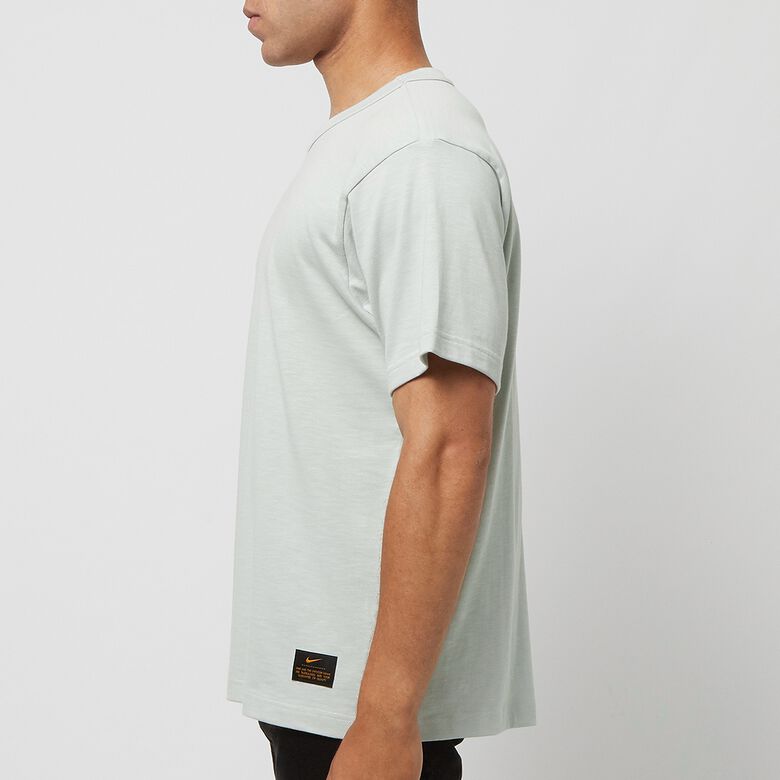 NIKE Life Shortsleeve Knit Top light silver/phantom/white