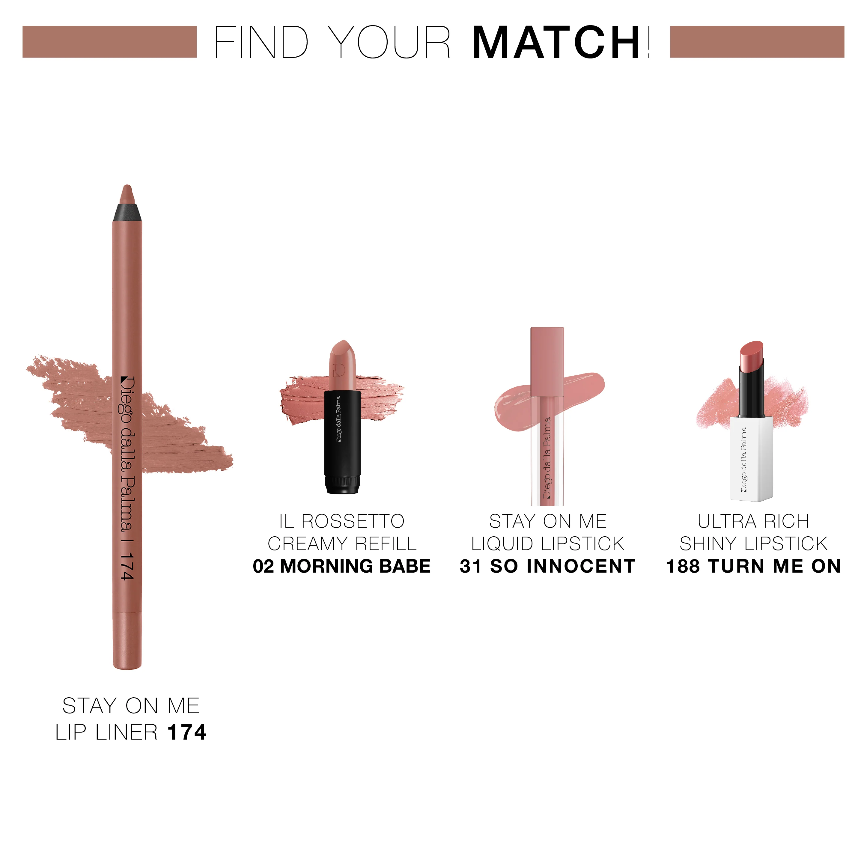 Delineador de labios Stay On Me - Lápiz de labios