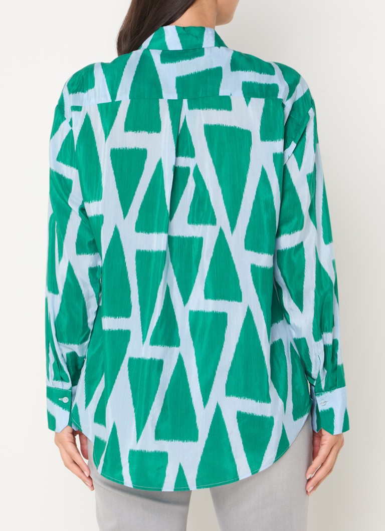 Espresso Blouse with graphic print