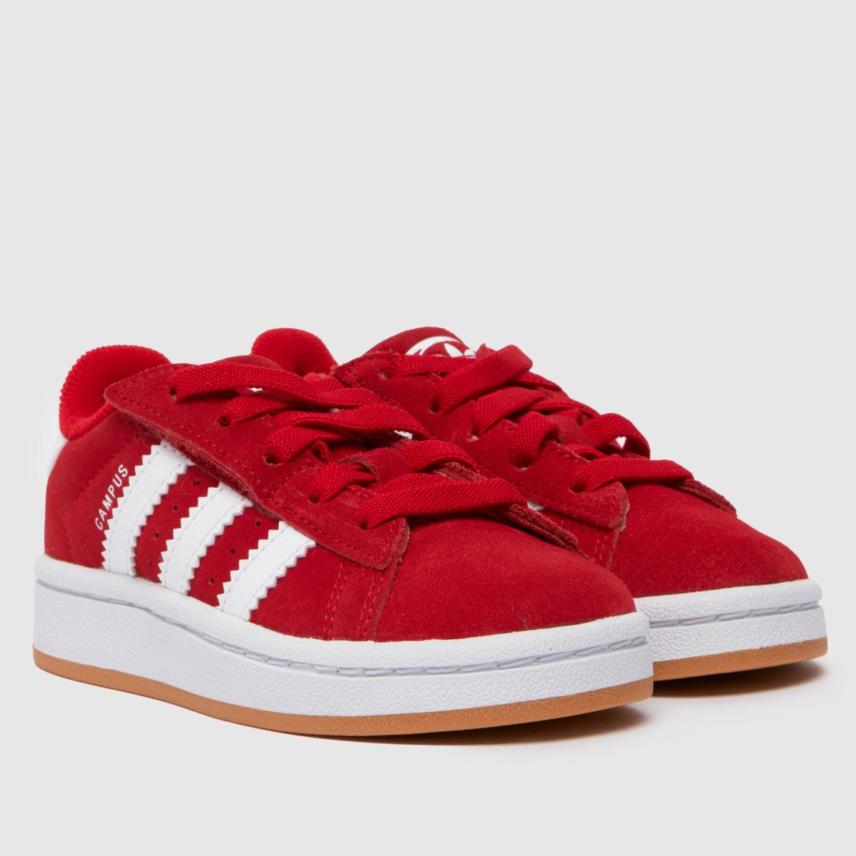 Červené chlapecké tenisky adidas Campus z roku 2000 pro batolata