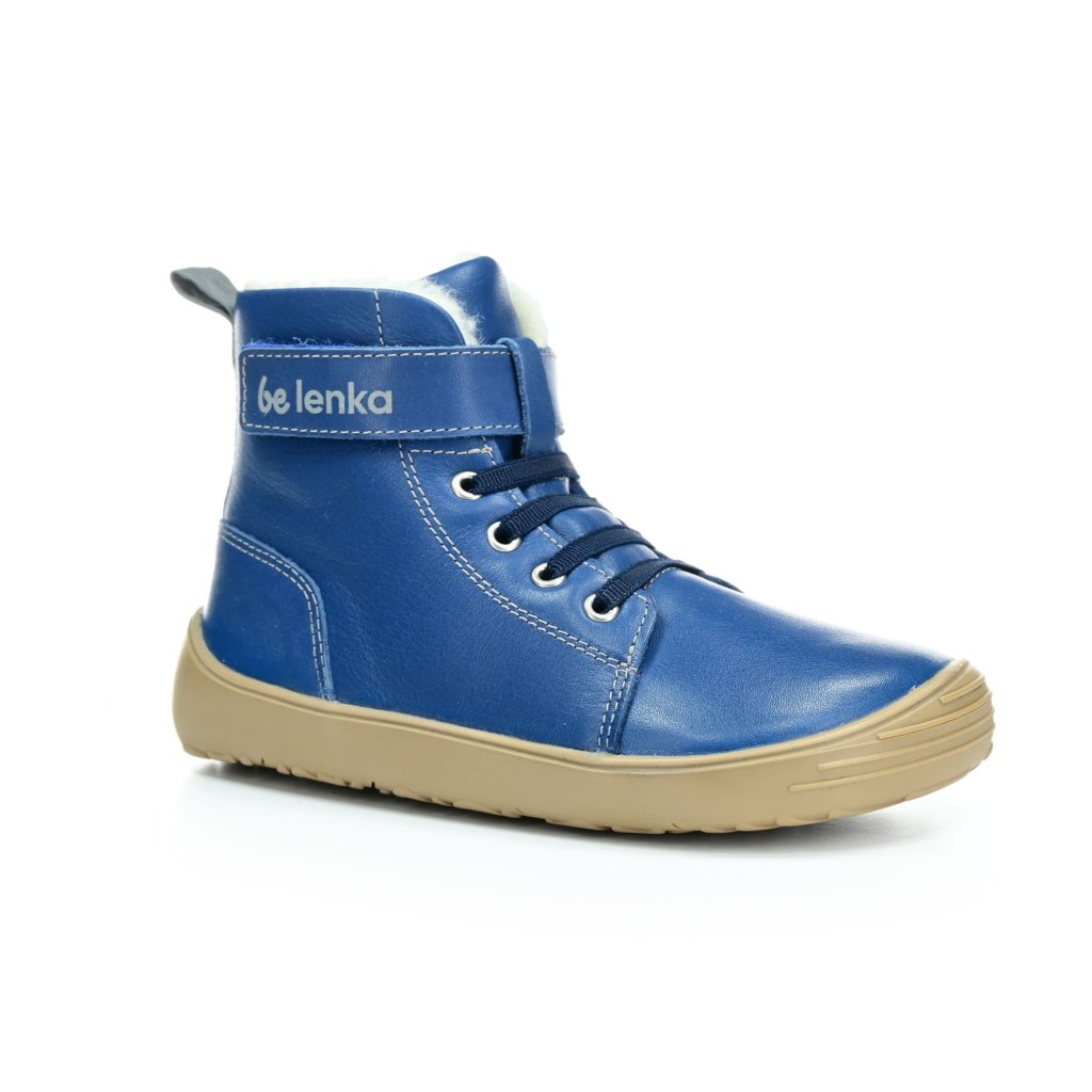 Be Lenka Winter Kids Ocean Blue Winter-Barfußschuhe