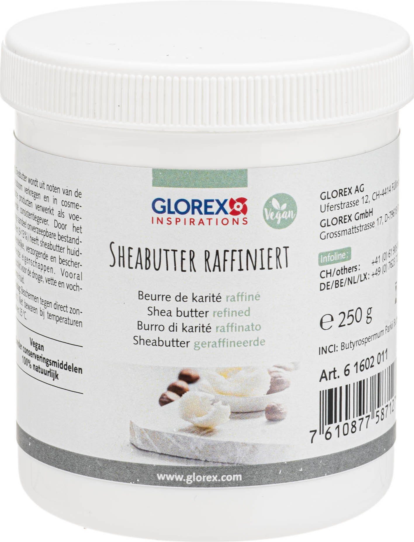 Glorex Seifen-Set Sheabutter, raffiniert 250g