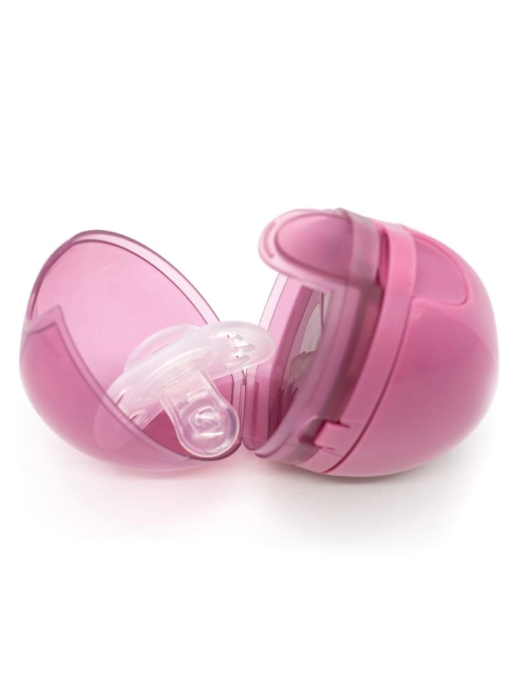 MiaMia Schnullerbox Duo - Beere in rosa günstig kaufen onesize