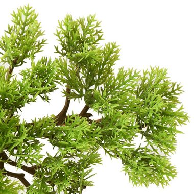 Künstliche Zimmerpflanze Künstlicher Bonsai Zypresse mit Topf 60 cm Grün Pflanze realistisch ec, vidaXL, Höhe 0 cm