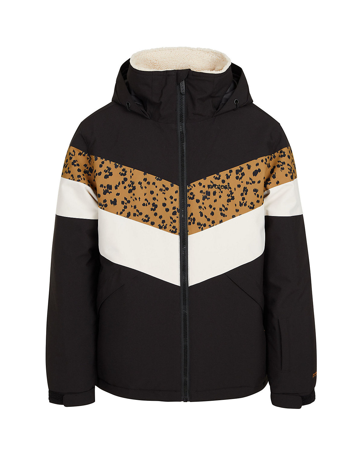 PRTFUDGY JR  - 10K Wasserdicht und atmungsaktiv PFC-Frei   Winterjacke Skijacken für Mädchen