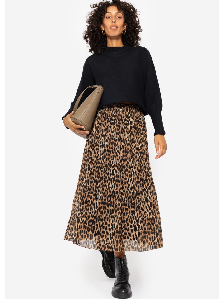 SASSYCLASSY Chiffon Rock in Braun günstig kaufen