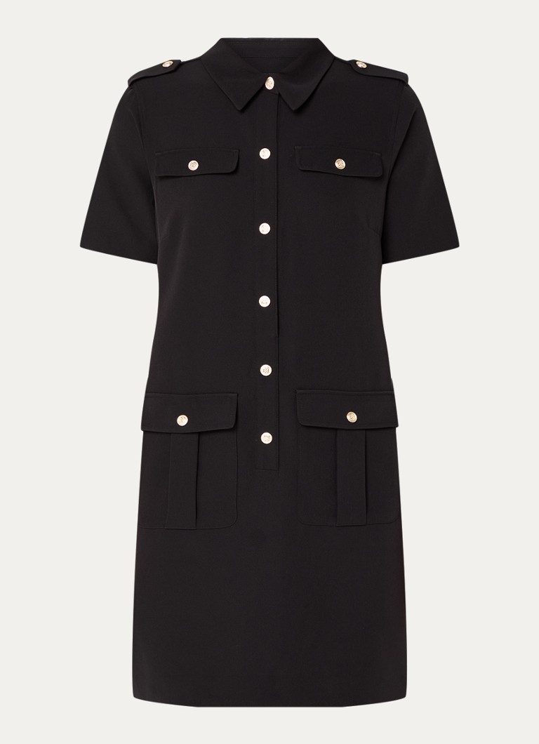 Vestido túnica corto NIKKIE Dhaka con bolsillos en el pecho
