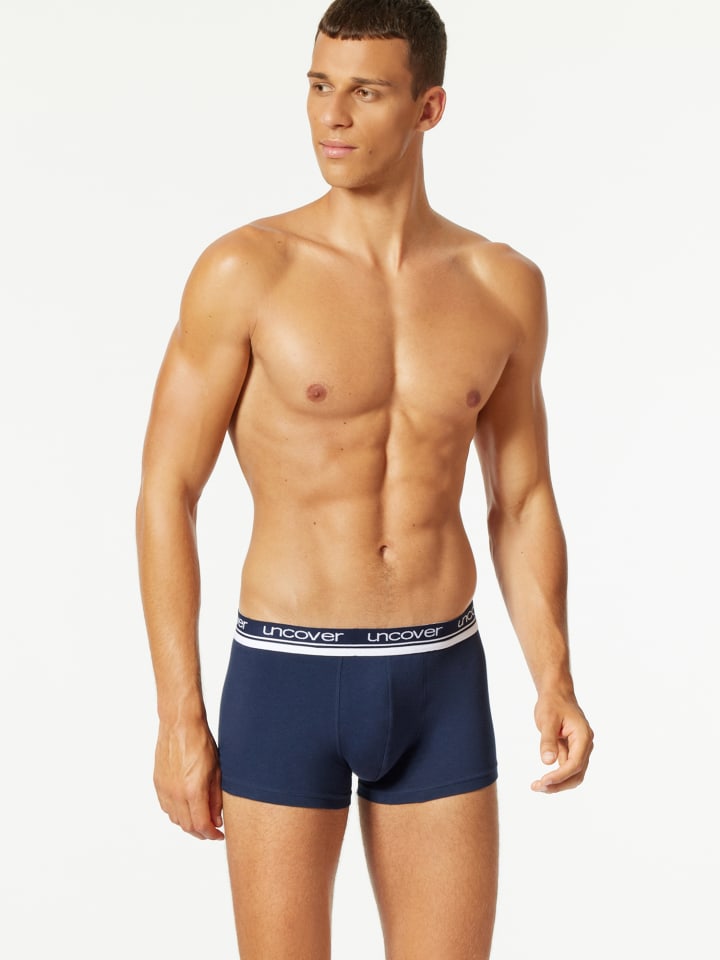Schiesser Boxershorts Uncover in Dunkelblau günstig kaufen