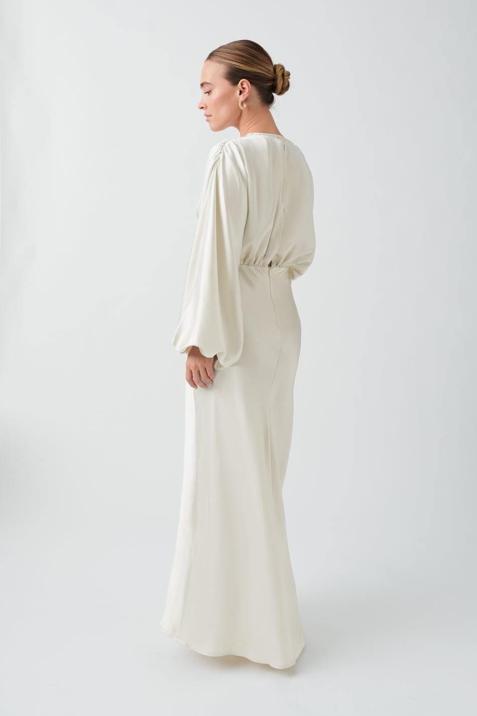 Satin maxi dress