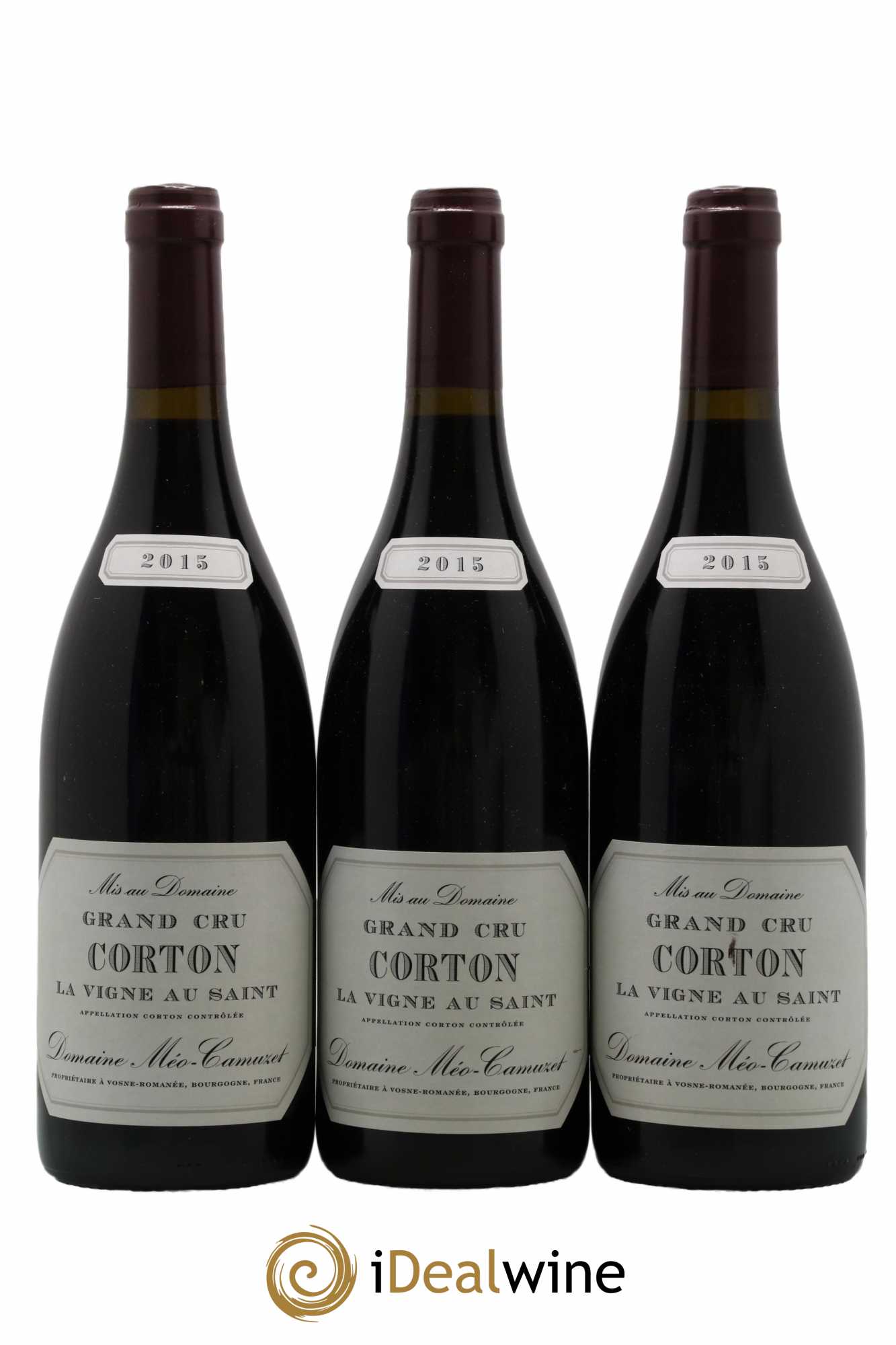 Corton Grand Cru La Vigne au Saint Méo-Camuzet (Domaine)  2015 - Lot de 3 Bouteilles