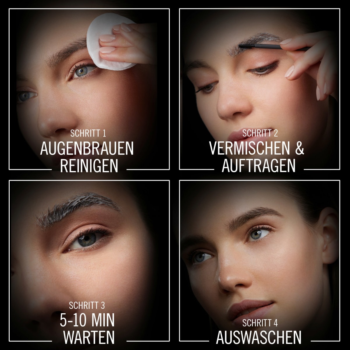 Augenbrauenfarbe Schwarz 1-1, 17 ml