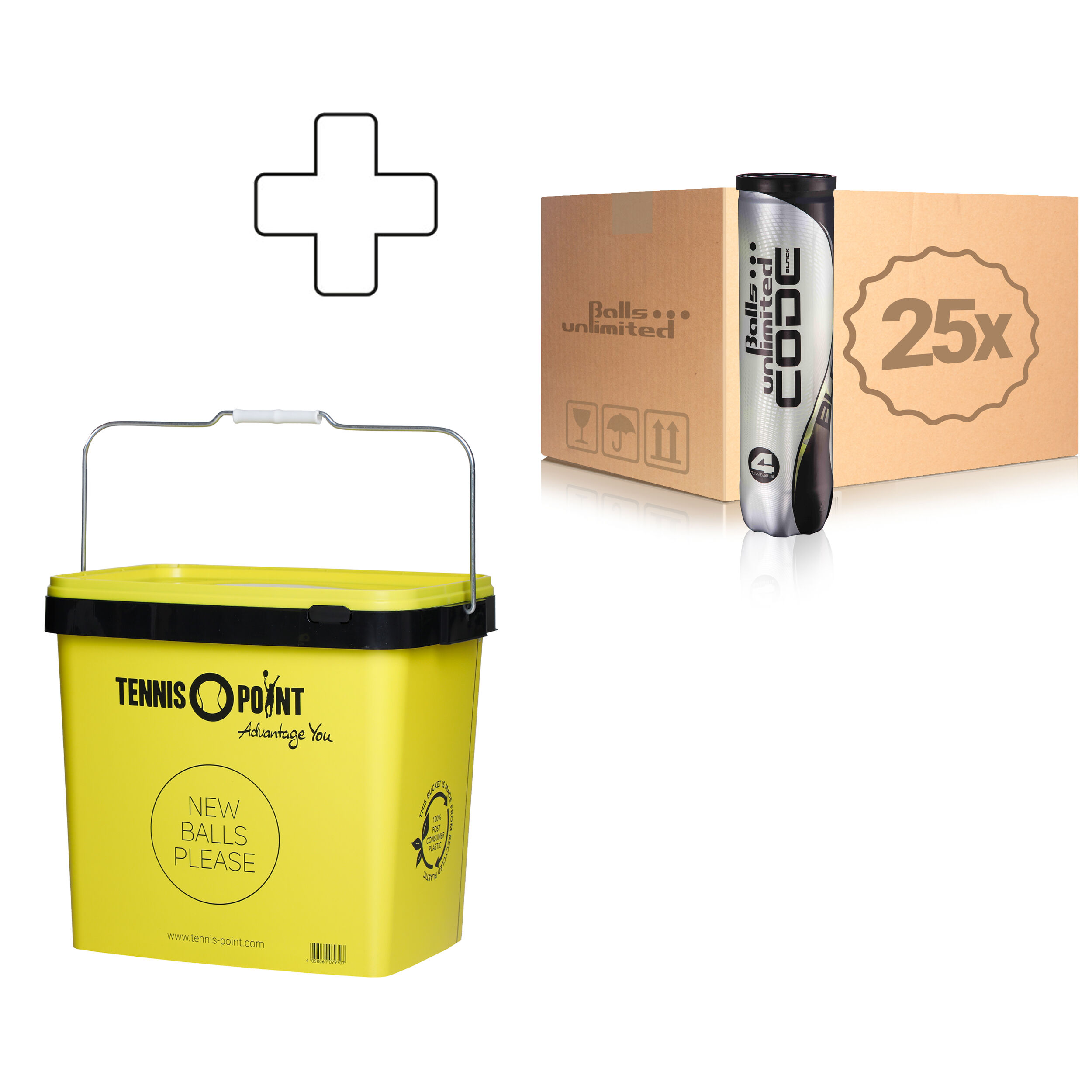 Code Black 25x 4er Dose Plus Balleimer