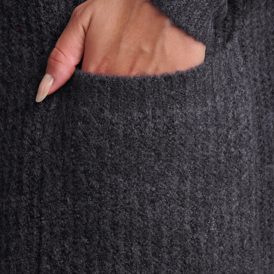 Damen Strickjacke im Long-Style