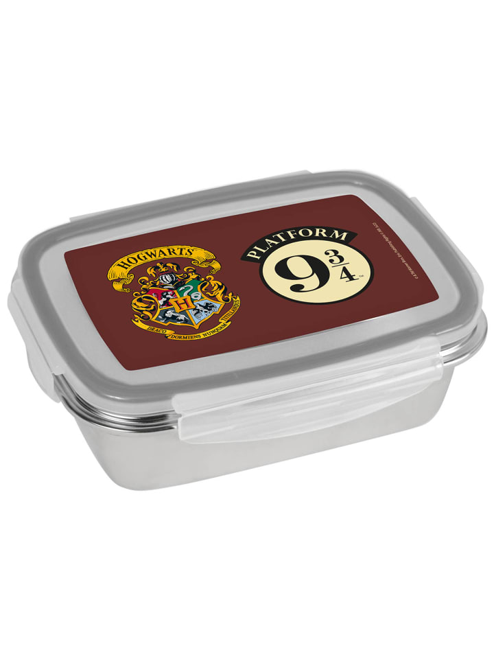 Geda Labels Brotdose Harry Potter 9 3/4 und Wappen in Bordeaux - 850 ml günstig kaufen onesize