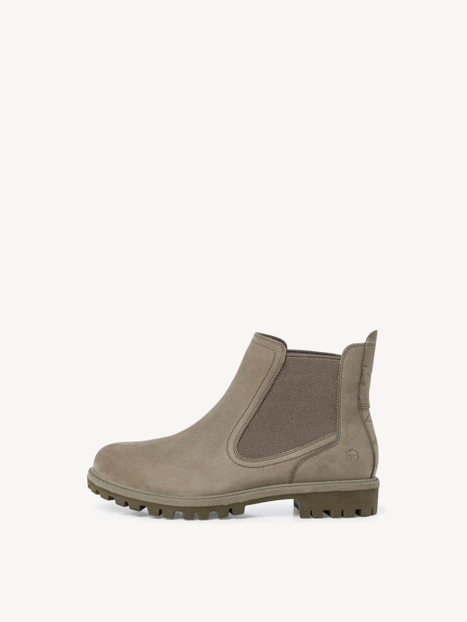 Bottine Chelsea en cuir - vert