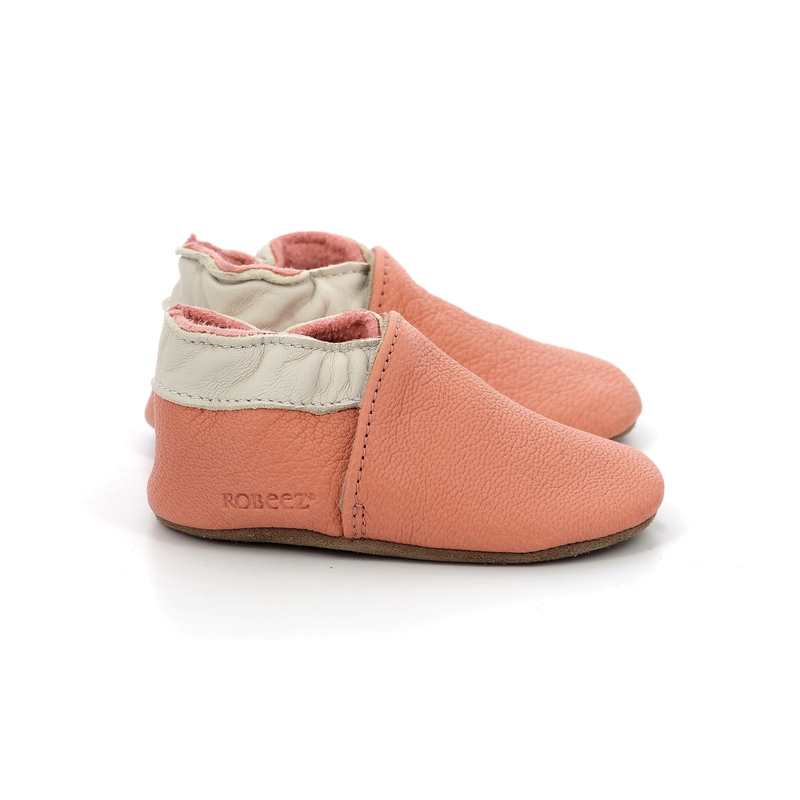 Chaussons cuir tannage vegetal Coddle Baby