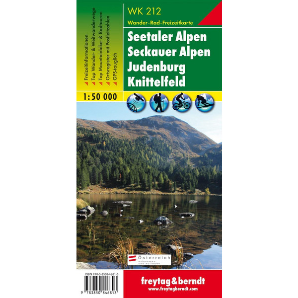 Seetaler Alpen / Seckauer Alpen 1 : 50 000. WK 212 - Wanderkarte