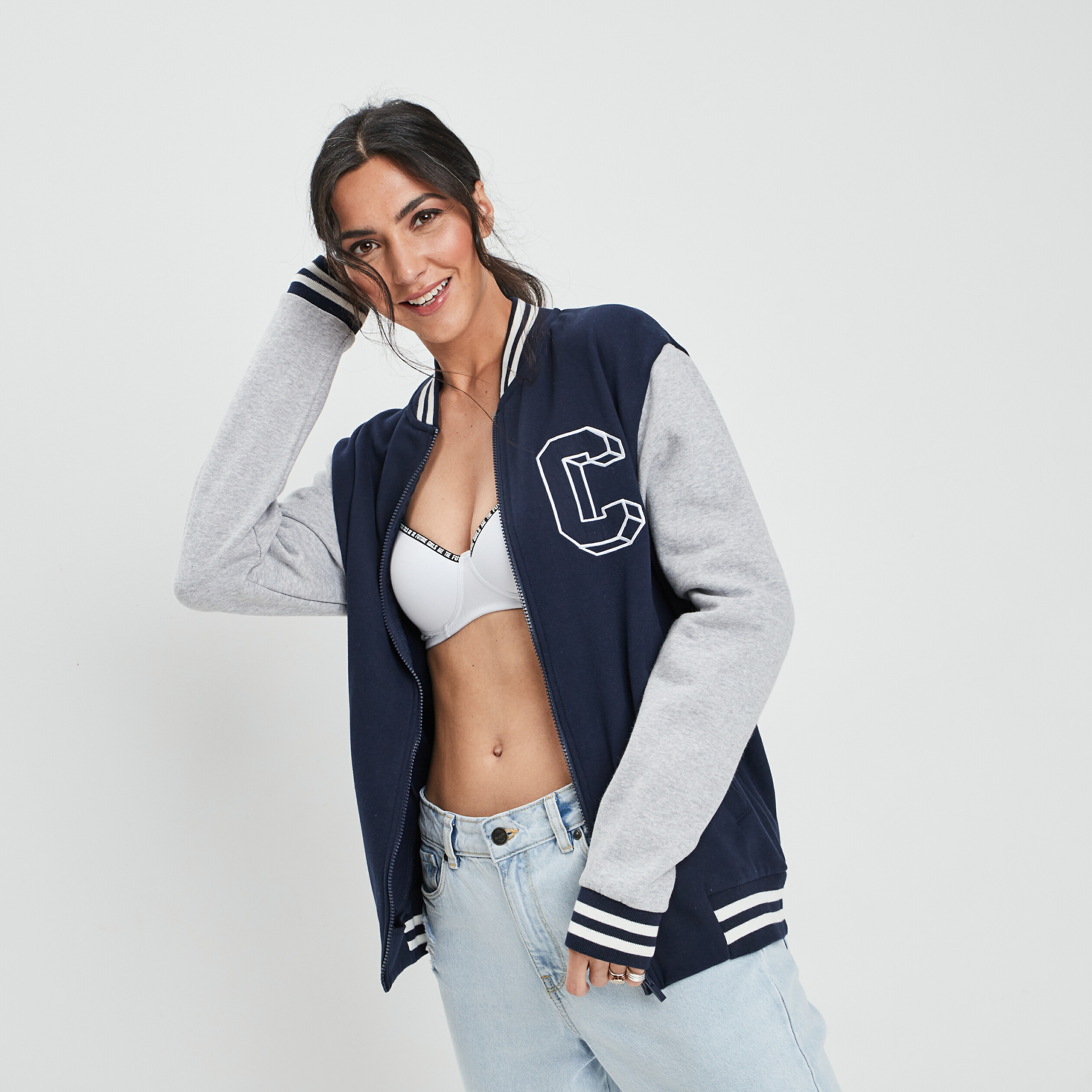 Soutien-gorge balconnet à coque blanc femme | La Halle
