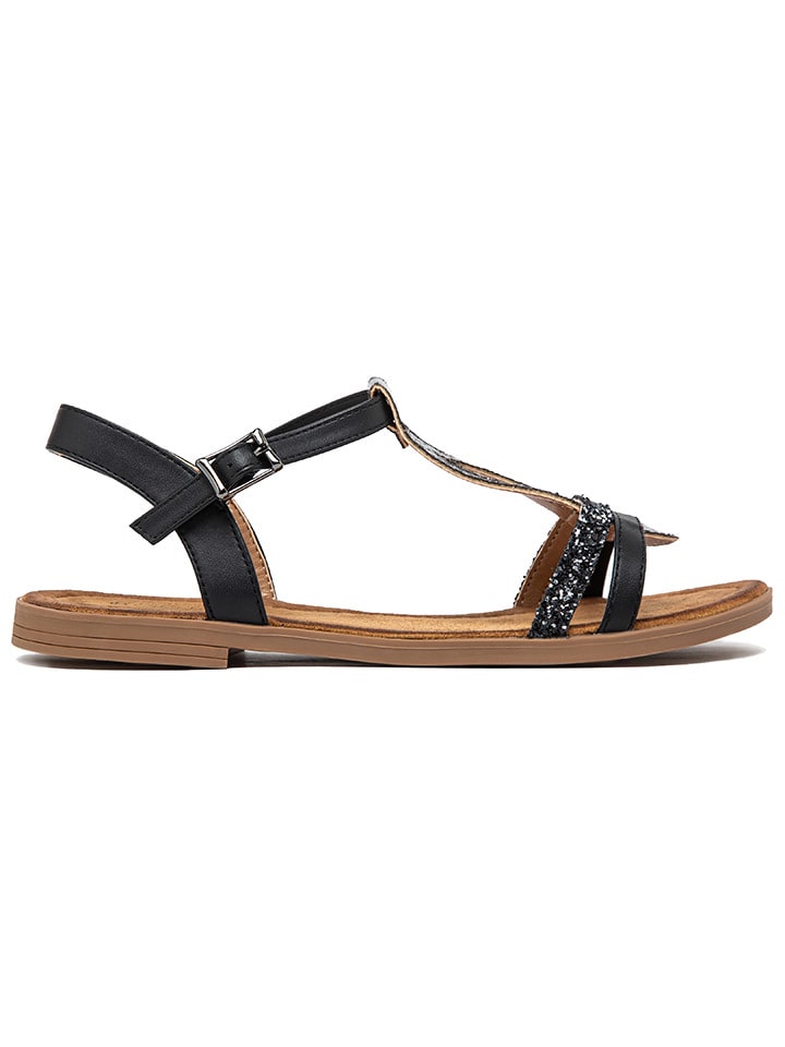 Foreverfolie Sandalen in Schwarz günstig kaufen