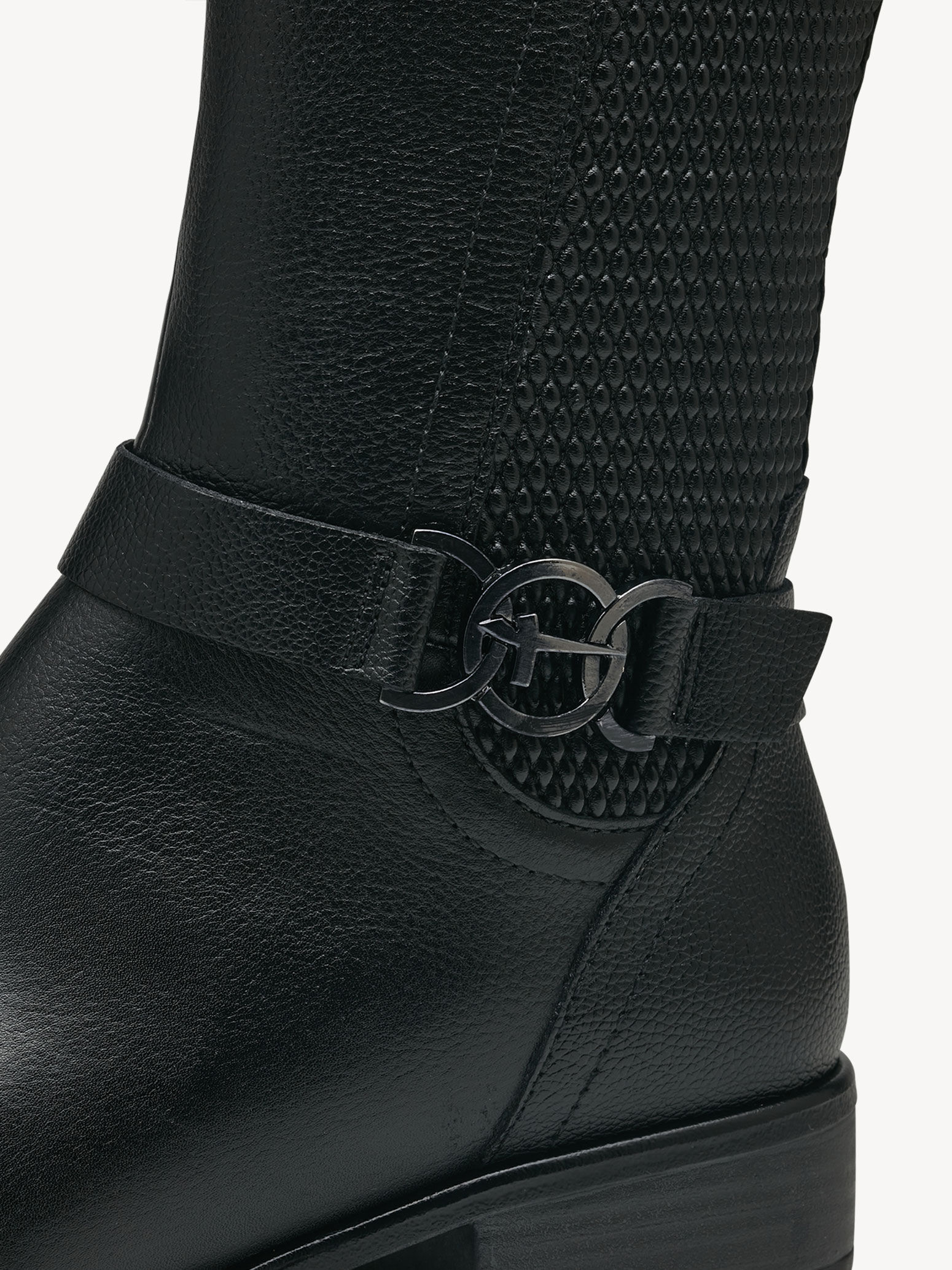 Bottes en cuir - noir