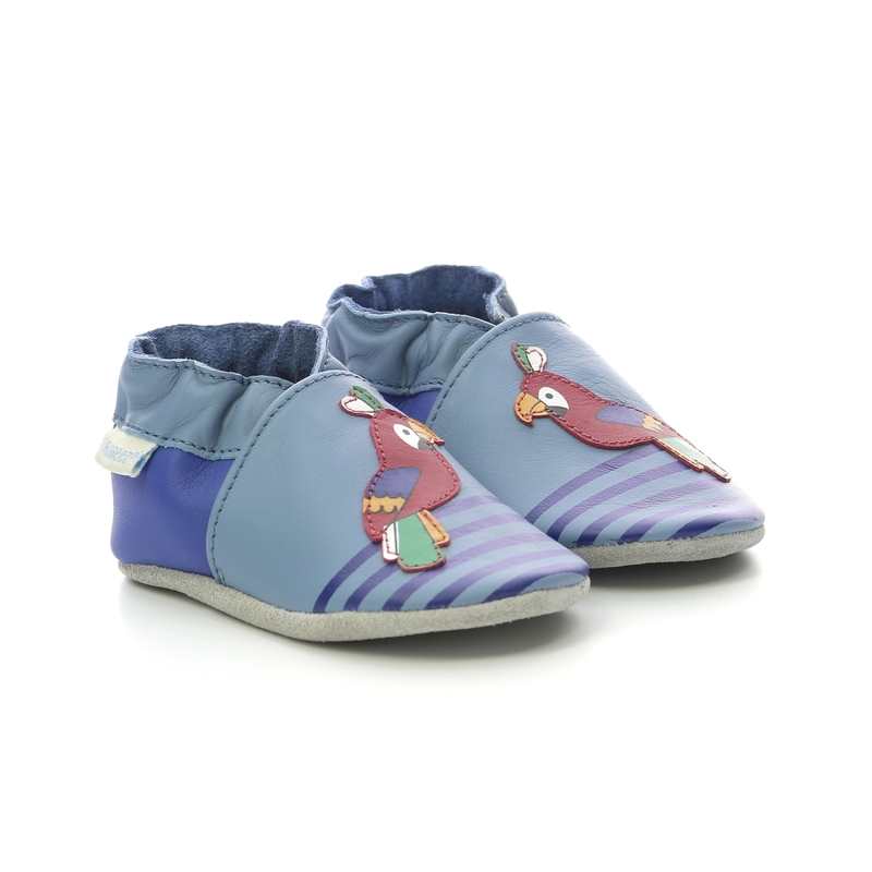 Chaussons cuir Macao Parrot