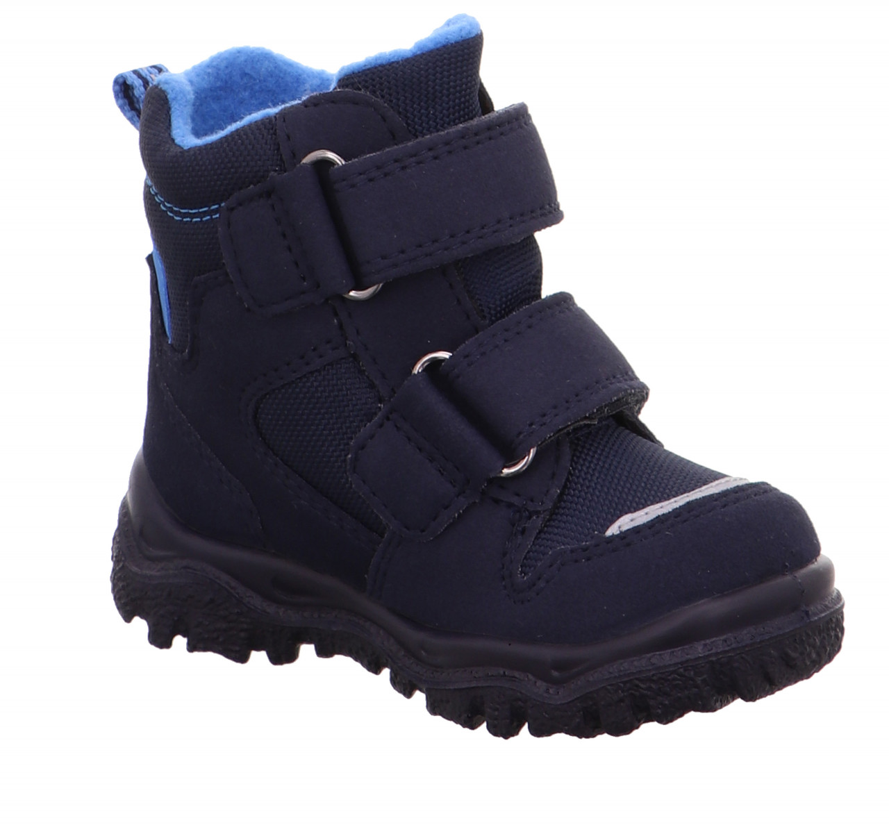 HUSKY1 - Blau Boots mit Klettverschluss