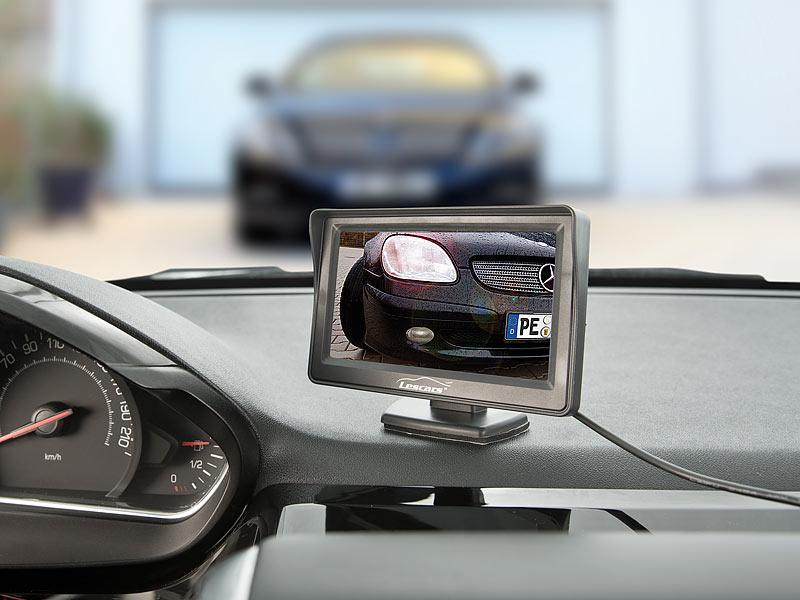 Lescars Rückfahrkamera mit Monitor