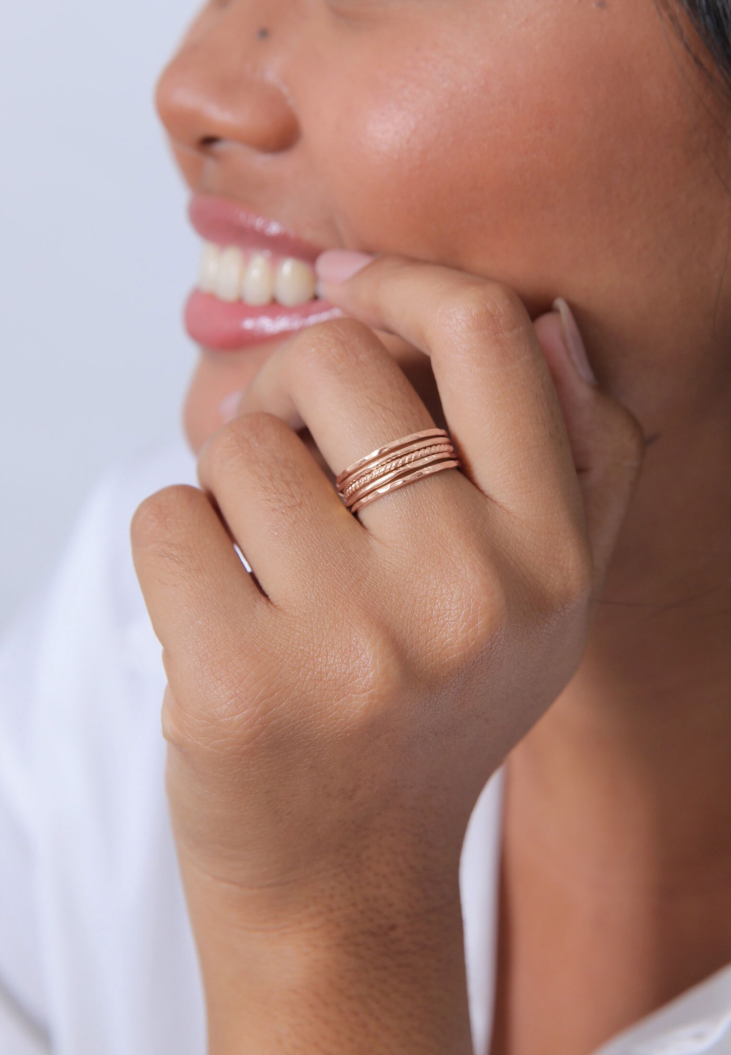 Bracelet Elli pour femme, style minimaliste, look tendance blogueuse, en argent sterling 925