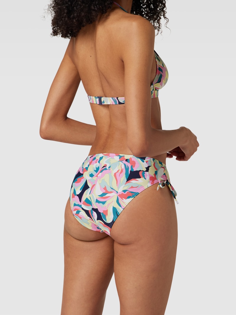Bikini mit Allover-Muster Modell 'CARILO' in marineblau