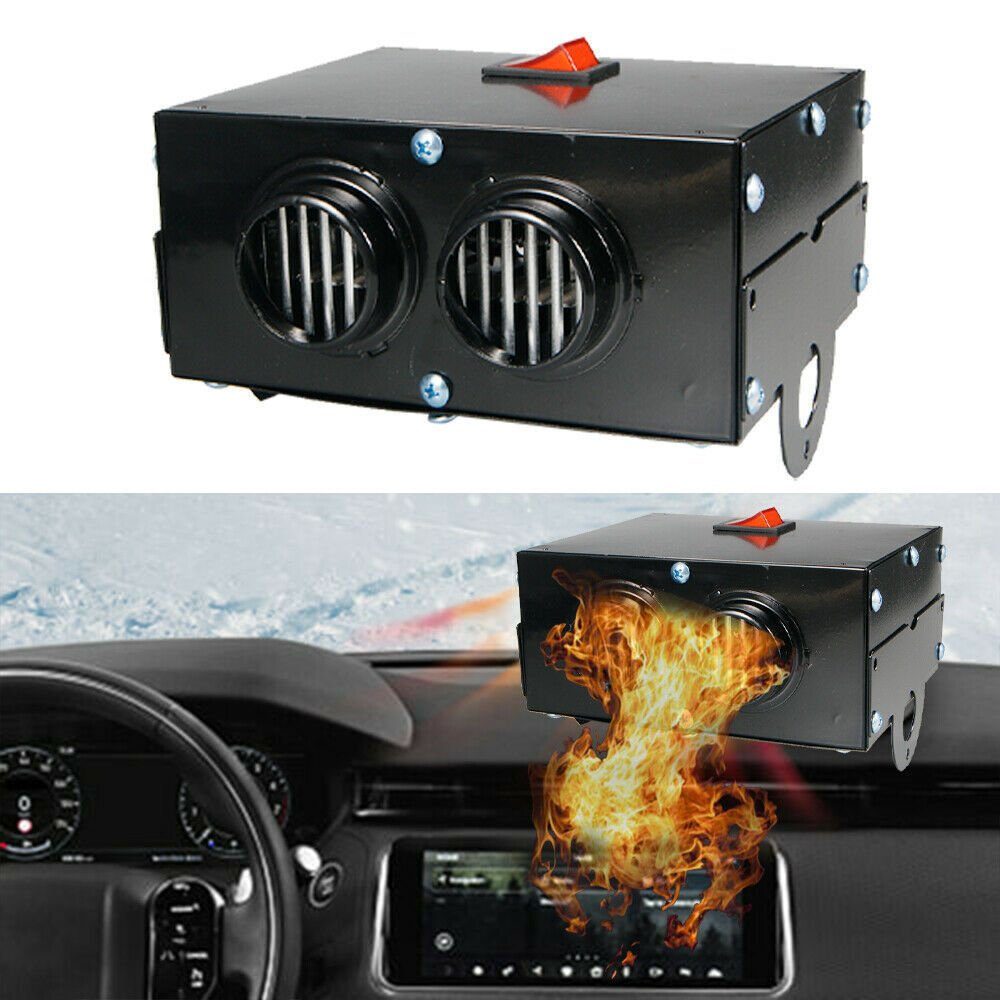 meeteu Heizgerät 12V 500W KFZ AutoZusatzheizung, Heizlüfter Defroster Demister Heizer Scheibenenteiser