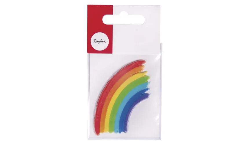 rayher Wachsmotiv Regenbogen 4,5x6,5cm