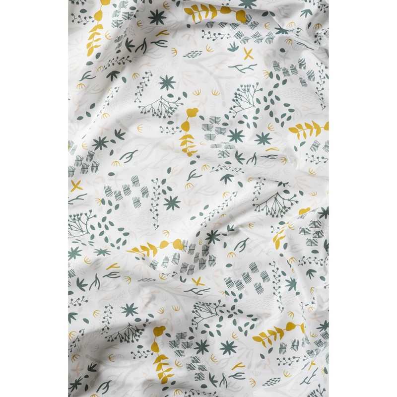 Drap plat Bébé Coton Bio Yukari 120 x 180 cm