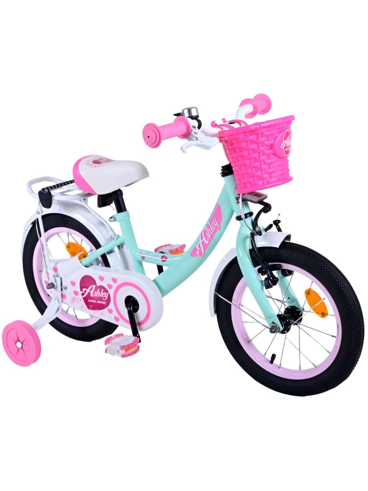 Volare Kinderfahrrad Ashley Fahrrad für Mädchen 14 Zoll Kinderrad in Grün 3 Jahre günstig kaufen onesize